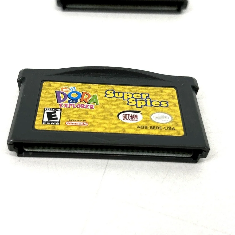 Dora the Explorer Nintendo Game Boy Advance LOT 2 Super Spies & Star‎ Adventures